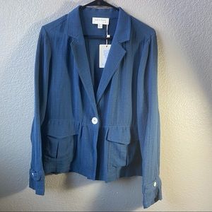 See U Soon | Anthropologie | Blue Blazer Jacket | Size S | NWT